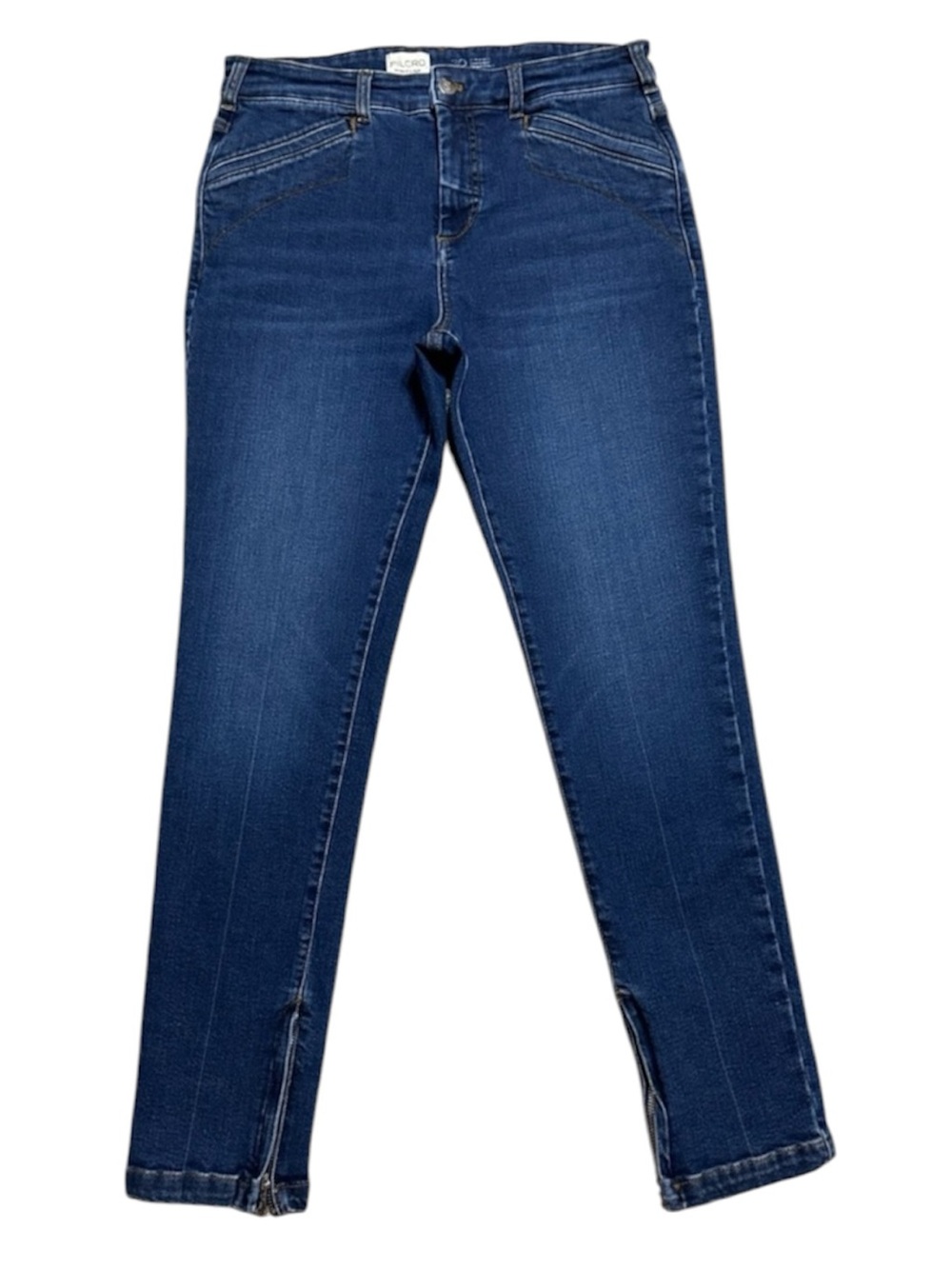 PILCRO ANTHROPOLOGIE high rise skinny jeans ankle zipped size 30